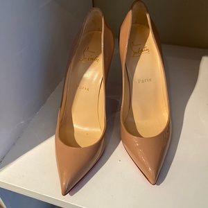 Nude Christian Louboutin So Kate Heels